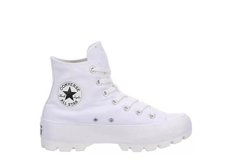 Converse Womens Chuck Taylor All Star Lugged High Top Sneaker - White | Rack Room Shoes