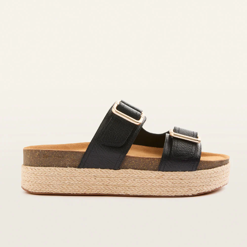 Bennett Black Women's Slides | FRANKIE4 | FRANKIE4