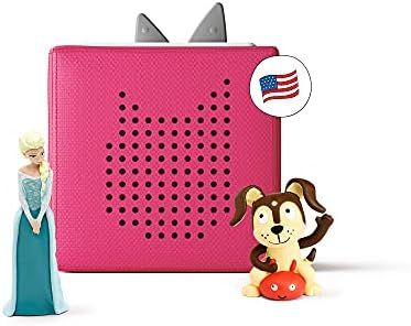 Toniebox Audio Player Starter Set with Elsa and Playtime Puppy - Pink | Amazon (US)