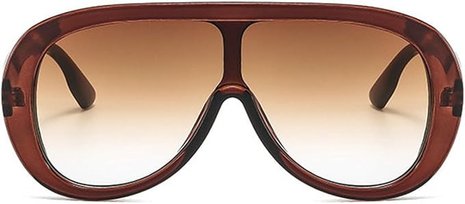 willochra Oversized Pilot Sunglasses Women Fashion Big Frame One Piece Sun Glasses Mask Goggle Tr... | Amazon (US)