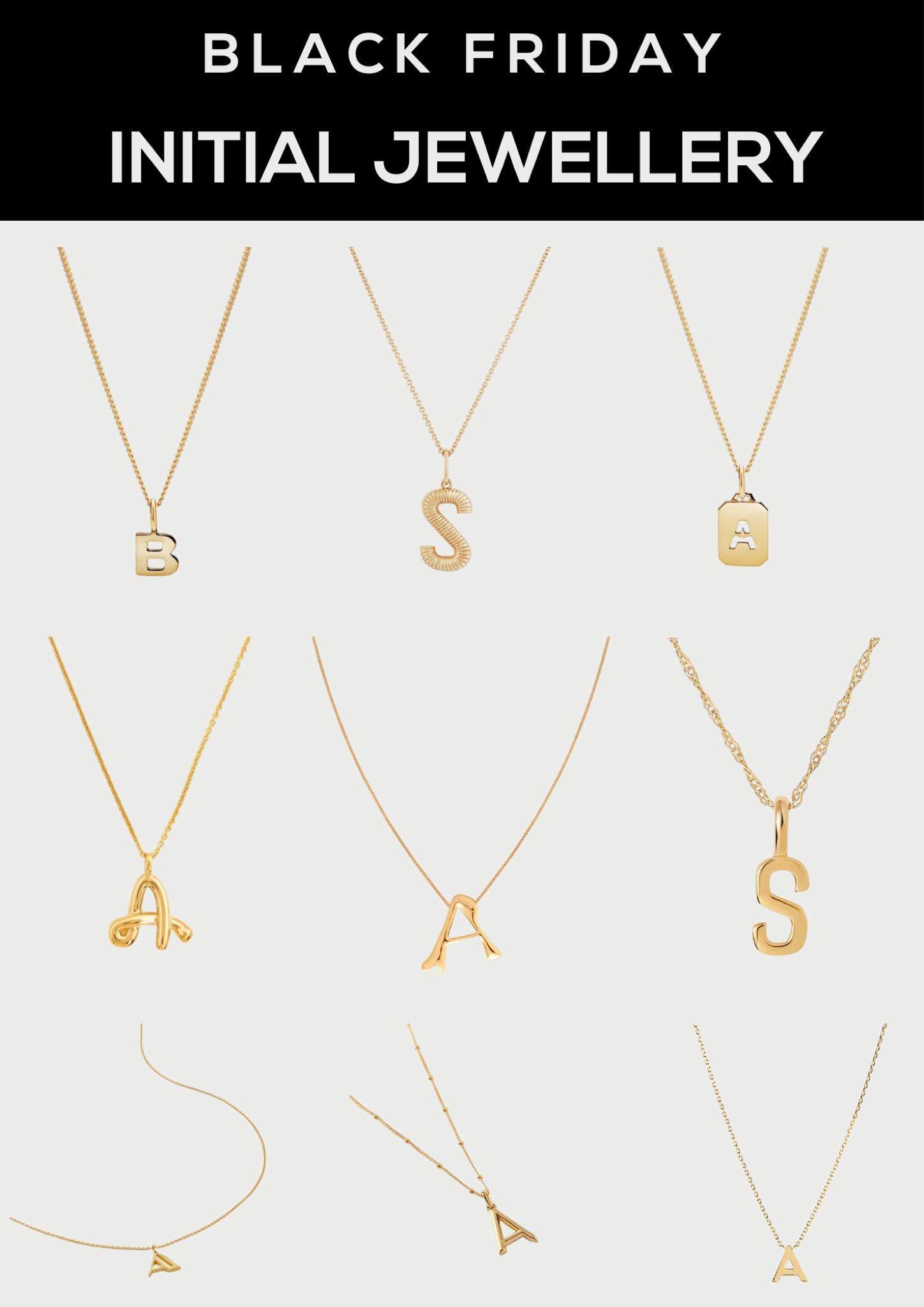 Initial necklace | Black Friday Deals
Edge of Ember. Mejuri. Missoma. Astrid and Miyu. Otiumberg. Jewellery. Gold necklace. Gold jewellery. Gift ideas. Present ideas. 

#LTKCyberWeek #LTKCyberSaleUK #LTKeurope