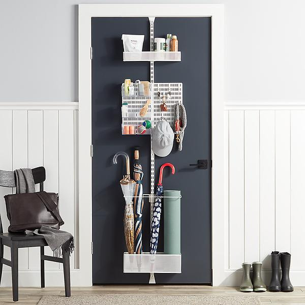 Elfa Classic Mesh Gift Wrap Door & Wall Rack | The Container Store