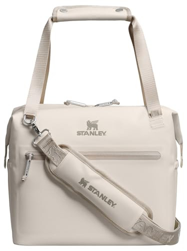 Stanley All Day Julienne Midi Soft Cooler Bag and Lunch Box 12 qt | 20 Can Cooler with Handles and Strap | 12 Hour Cooling | Insulated Travel Bag with Zipper | BPA-Free | Cream | Amazon (US)
