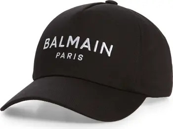 Balmain Embroidered Adjustable Baseball Cap | Nordstrom | Nordstrom