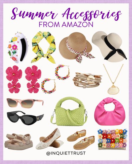You absolutely need these cute accessories which include floral headbands, chic straw hats, fashionable earrings, stylish sunglasses, and more for your beach vacation and pool trips this Summer!
#vacationessentials #amazonfinds #summermusthaves #shoeinspo

#LTKSeasonal #LTKItBag #LTKStyleTip