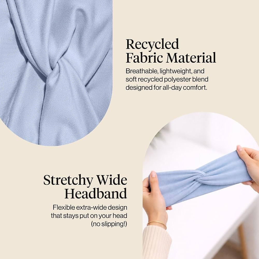 Running Headbands for Girls, Ideal for Working Out, Yoga, Gym, or Lounging \u2013 Stretchy Head B... | Amazon (US)
