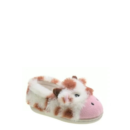 Wonder Nation Baby Girls Farm Animal Slippers | Walmart (US)