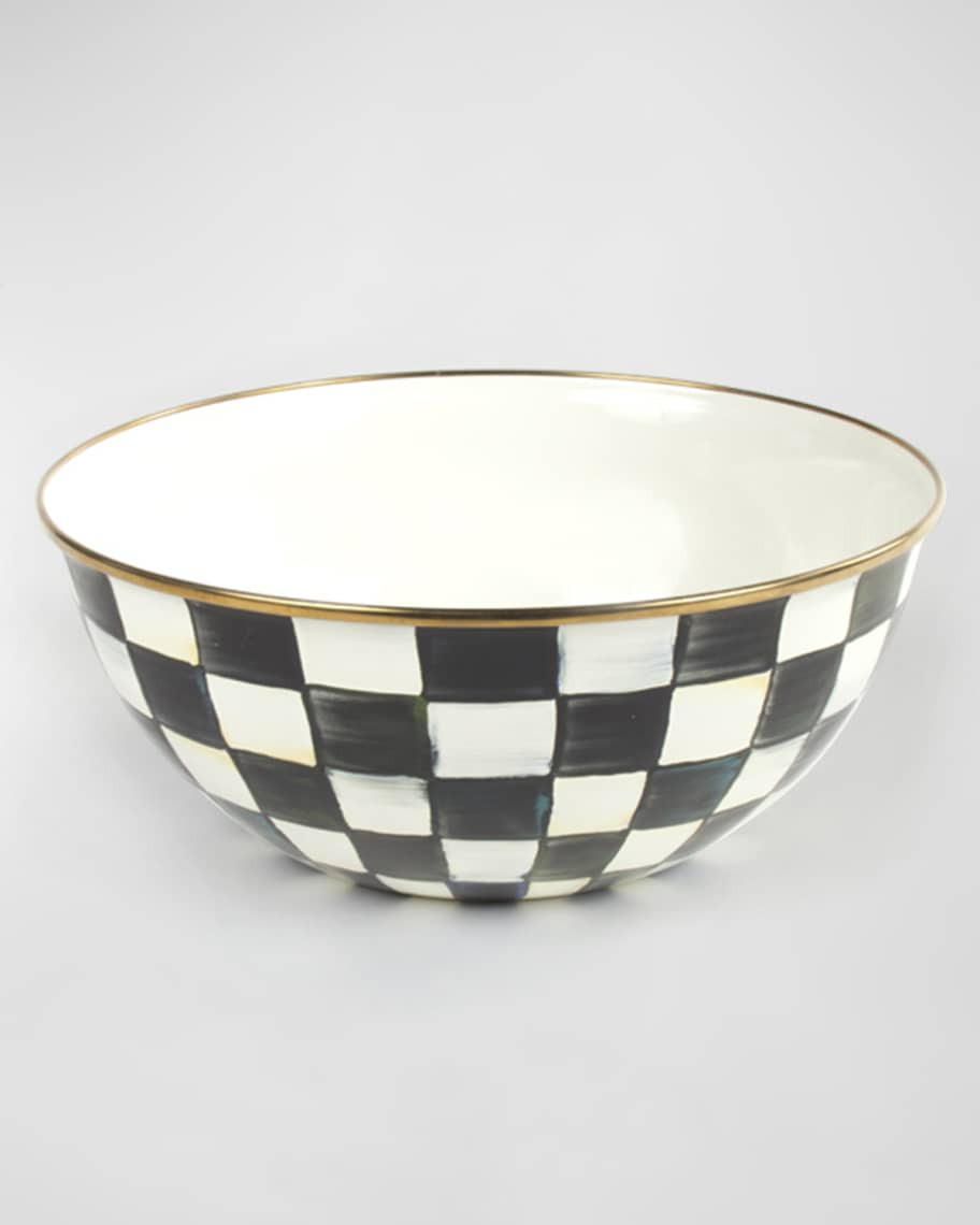 MacKenzie-Childs Courtly Check Large Everyday Bowl | Neiman Marcus