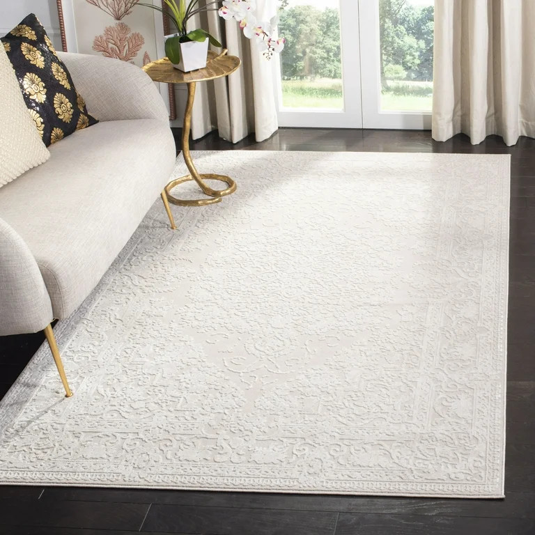 SAFAVIEH Reflection Sophia Traditional Area Rug, Cream/Ivory, 5'1" x 7'6" | Walmart (US)