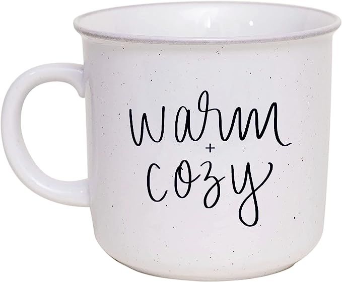 Sweet Water Decor Fall Coffee Mugs | Seasonal 16oz Ceramic Campfire Coffee Cup | Microwave & Dish... | Amazon (US)