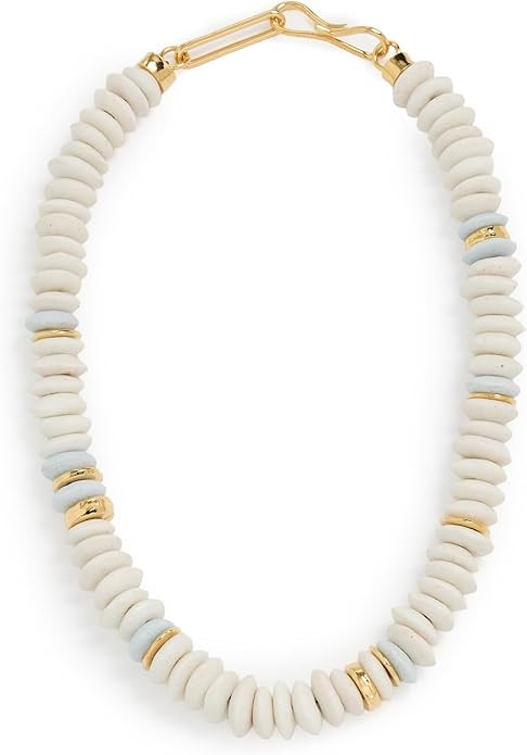Lizzie Fortunato Women's Laguna Necklace In White, White, One Size | Amazon (US)