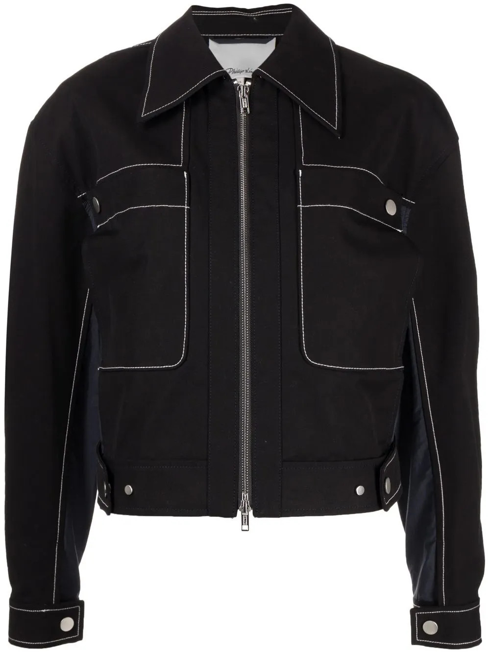 ripstop-panel canvas jacket | Farfetch Global