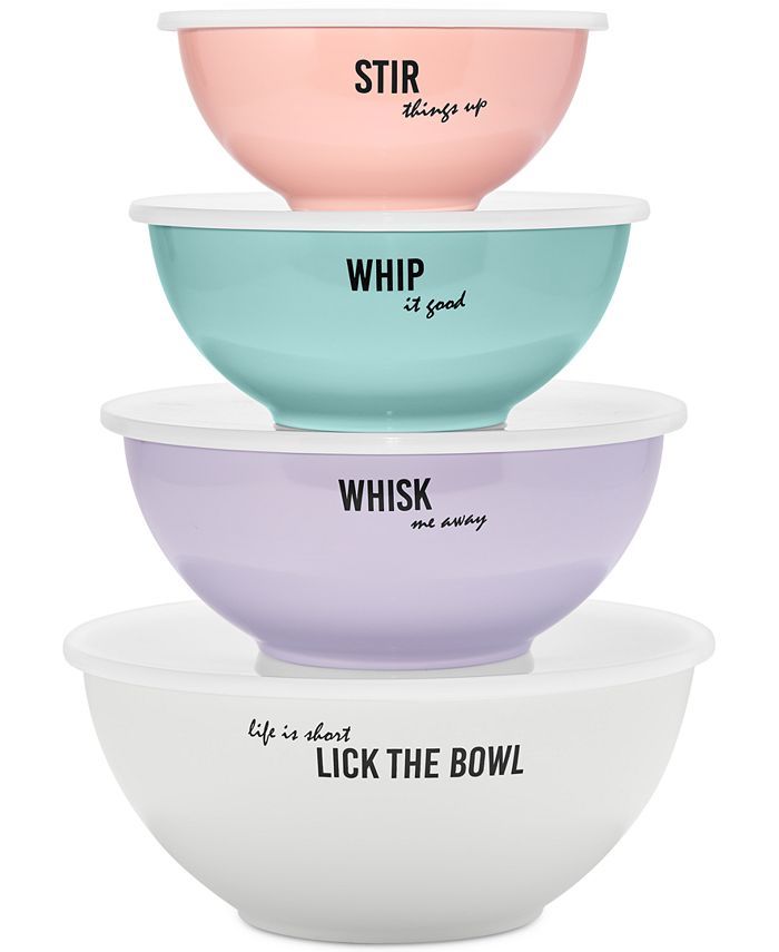 The Cellar Melamine Mixing Bowls with Lids, Set of 4, Created for Macy's & Reviews - Kitchen Gadg... | Macys (US)