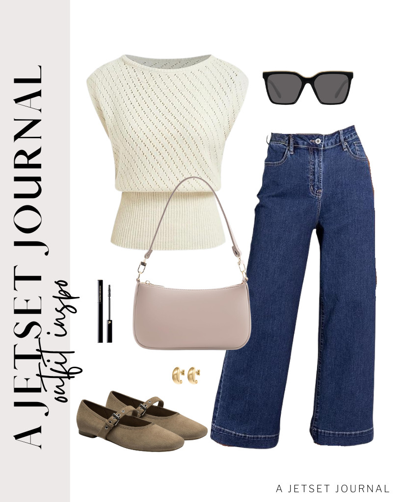 I discovered this cap-sleeve top from CIDER that goes perfectly with DOKOTOO high-waisted jeans. A pair of Rihero mesh ballet flats complements this fit and pairs well with this stylish shoulder bag. These PAVOI earrings are perfect for this fit.

#LTKSeasonal #LTKSaleAlert #LTKTravel
 

 