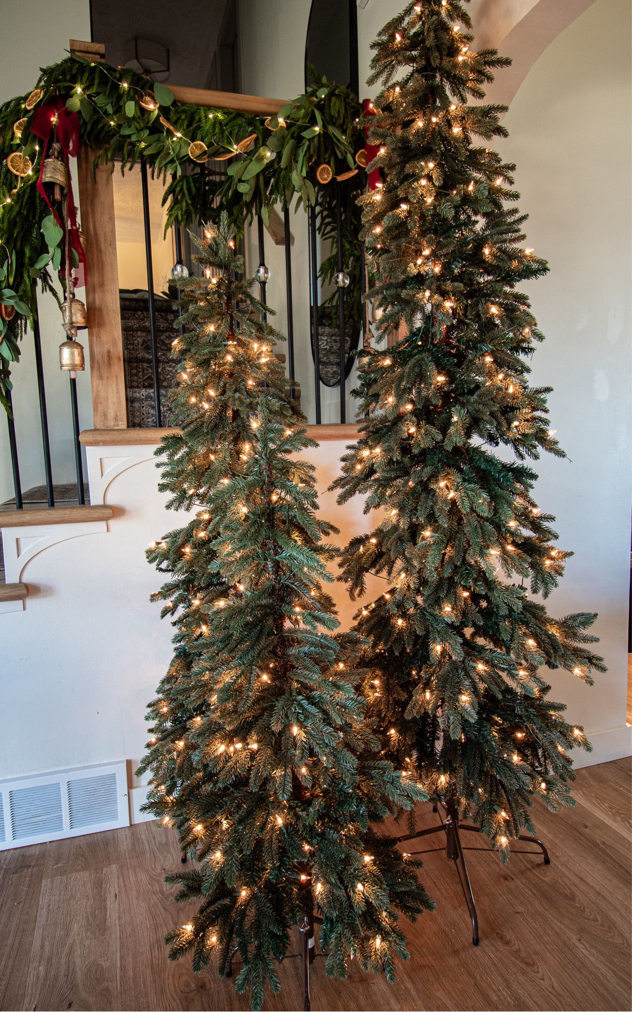 Christmas Decor. I’m loving these Down Swept Slim Pine Trees from Grandin Road. They’re slim enough to fit in awkward, tight spaces and bring Christmas cheer anywhere. They are also on sale right now with 30-50% off Christmas .

#LTKHoliday #LTKsalealert #LTKHolidaySale