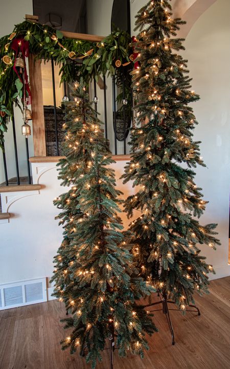 Christmas Decor. I’m loving these Down Swept Slim Pine Trees from Grandin Road. They’re slim enough to fit in awkward, tight spaces and bring Christmas cheer anywhere. They are also on sale right now with 30-50% off Christmas .

#LTKHoliday #LTKsalealert #LTKHolidaySale