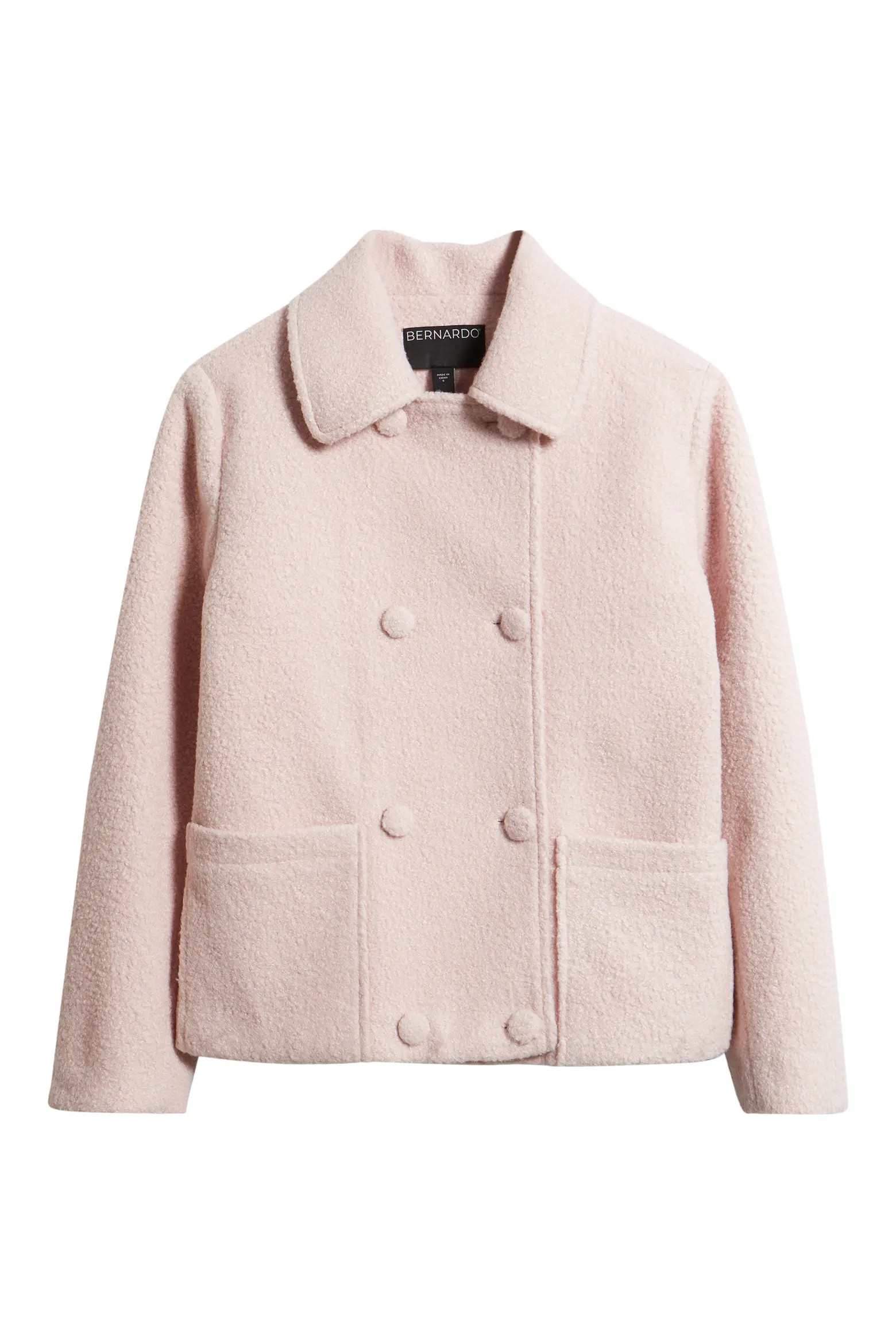 Short Bouclé Coat (Women) | Nordstrom | Nordstrom