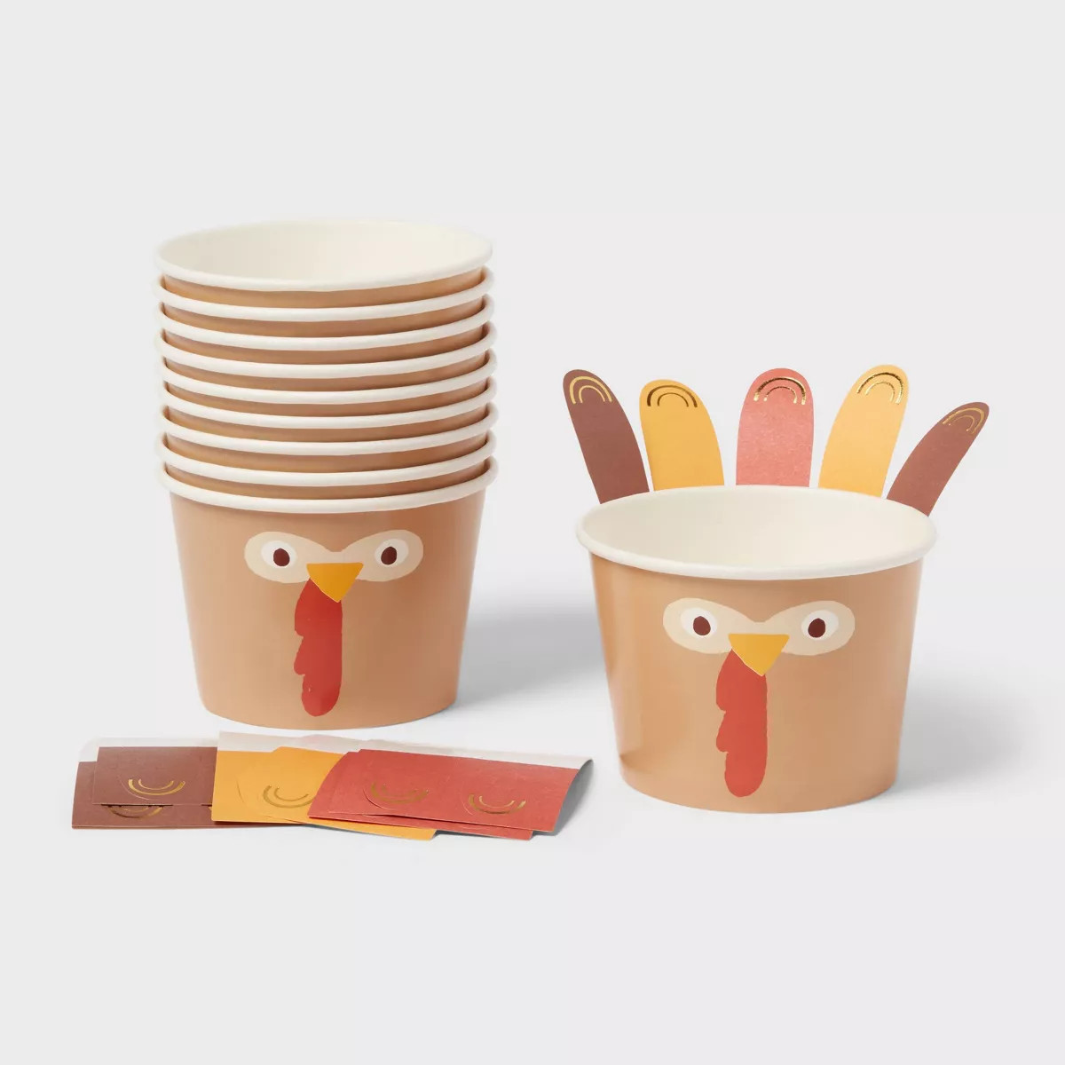 Thanksgiving 10ct Turkey Treat Cups - Spritz™ | Target