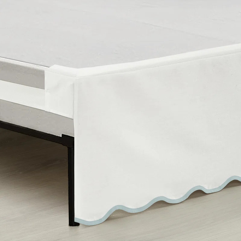 Coastal Chic Scallop Wrap Around Bed Skirt | Wayfair North America