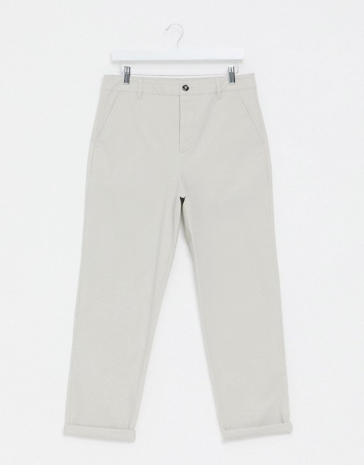 ASOS DESIGN – Legere Skater-Chinohose in Beige | ASOS (Global)