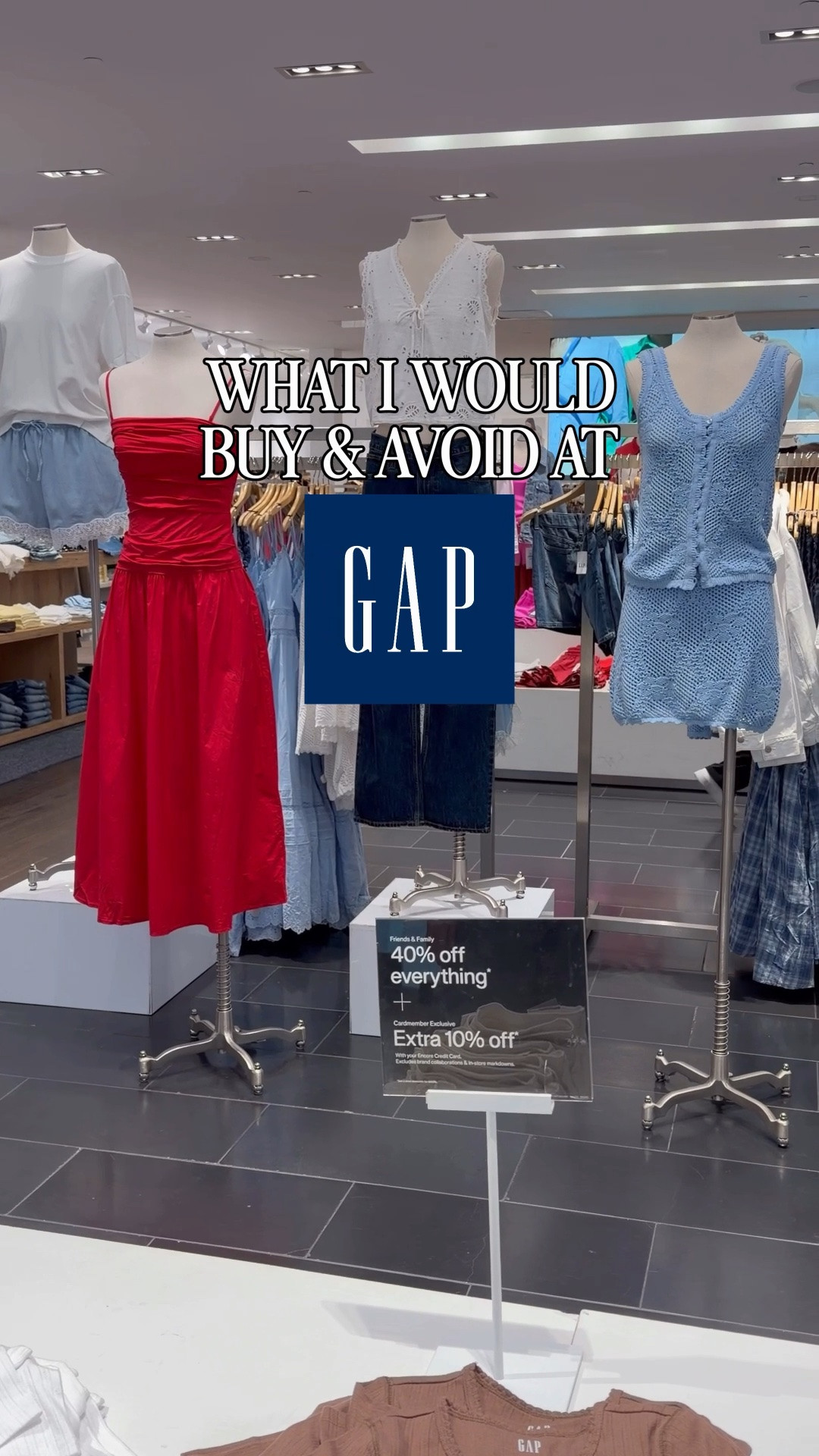 What I would buy & avoid at gap during their friends & family sale! Take 40% off your purchase 

Summer outfits, casual chic wardrobe, mom outfits, easy casual outfits

#LTKmomlife