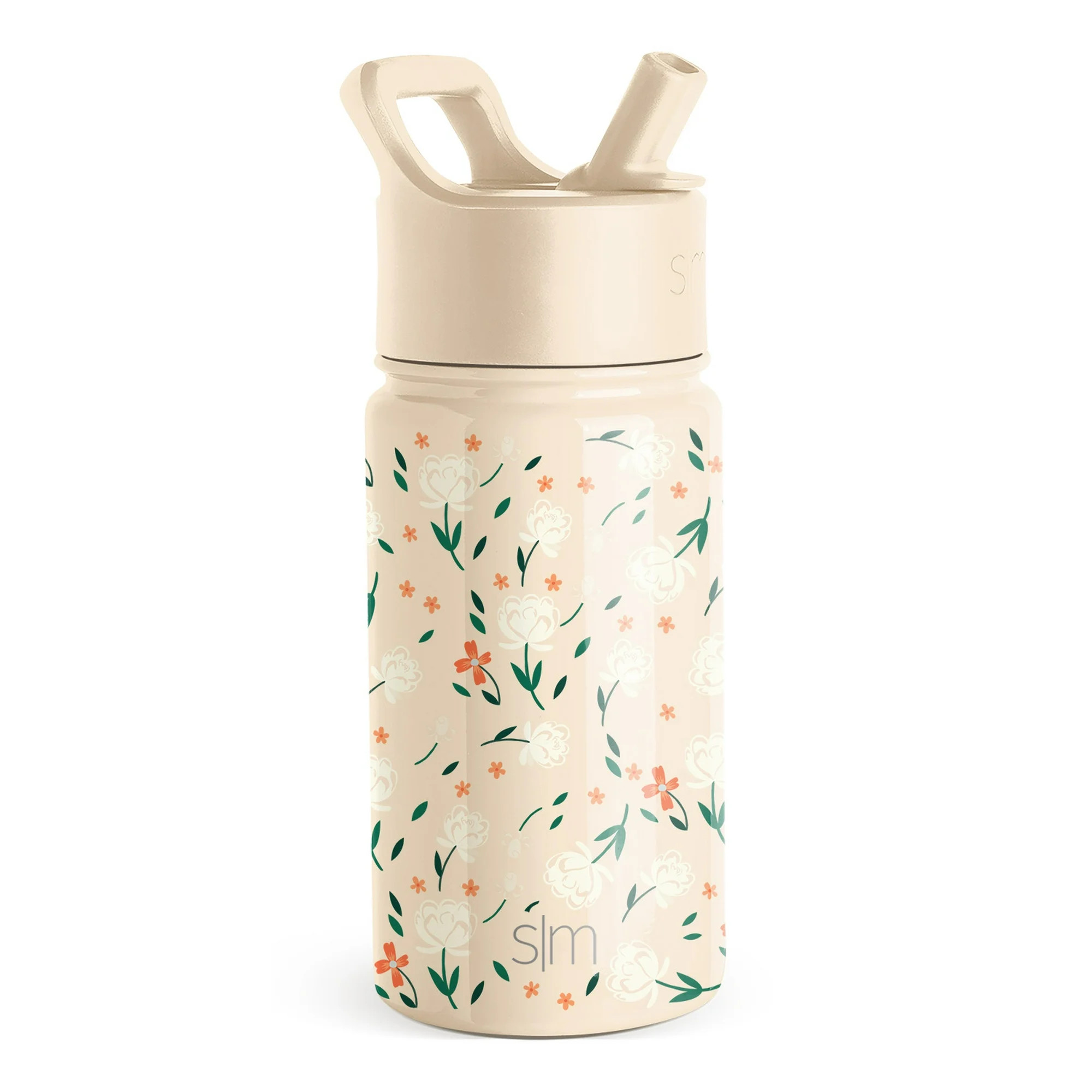 Simple Modern 14 fl oz Insulated Stainless Steel Summit Water Bottle with Straw Lid | Chloe Flora... | Walmart (US)