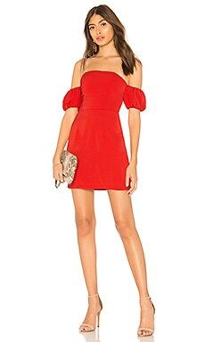 by the way. Clarissa Off Shoulder Dress in Red from Revolve.com | Revolve Clothing (Global)