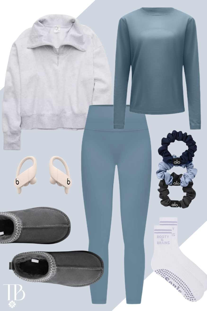 Soft blues + cozy layers for winter mornings ❄️✨ Linking my matching long sleeve + leggings, half-zip fleece, grip socks, scrunchies, Beats earbuds, and house slippers. Perfect for pilates, WFH days, or weekend errands!
Shop this comfy athleisure look on LTK 🛍️
#LTKfit #AthleisureStyle #PilatesOutfit #WFHOutfit #Loungewear #WinterActivewear #GripSocks #HalfZip #BeatsByDre

 

 #LTKgrwm #LTKfitnessgoals #LTKActive