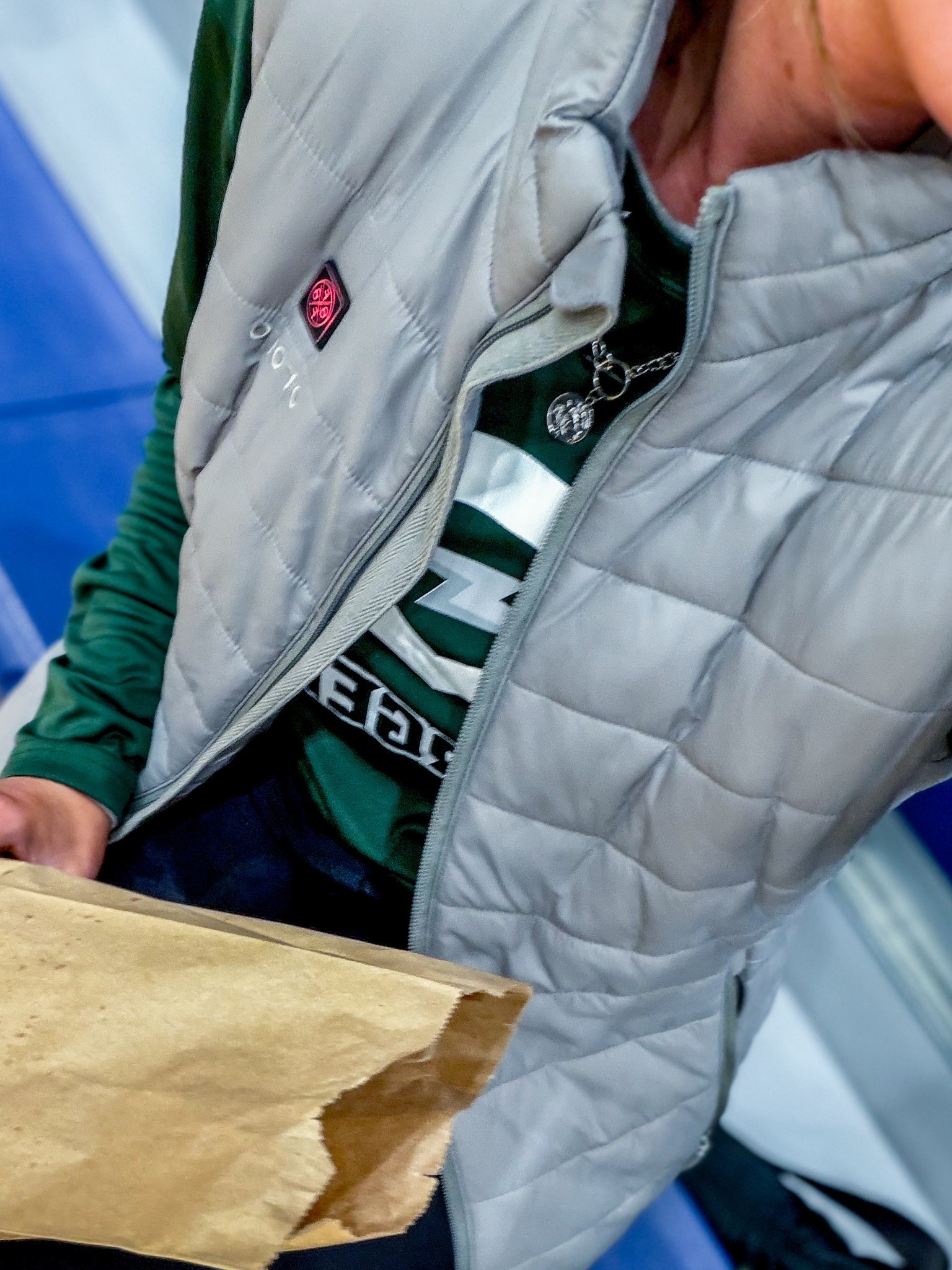 Yes I’m indoors, yes I have my heated vest on. The heated collar is my favorite. 🔥 

#LTKSeasonal #LTKGiftGuide