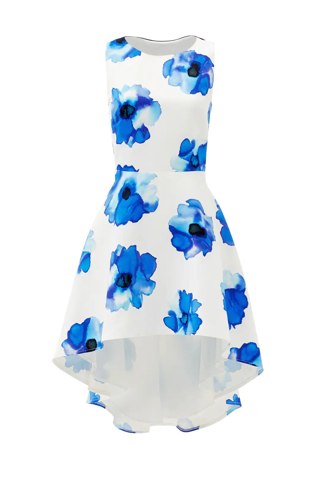 TROUBADOUR Blue Poppy James Dress | Rent The Runway