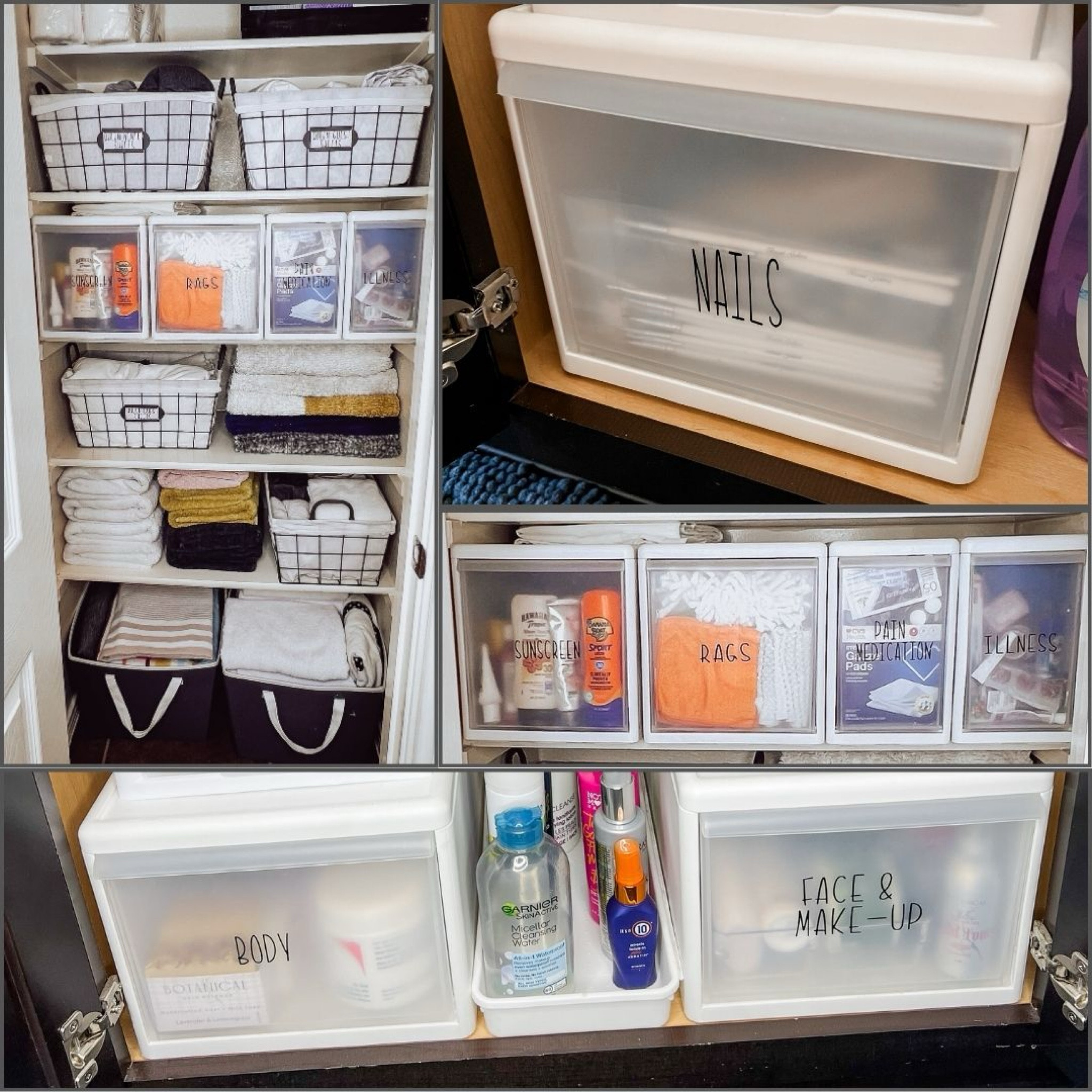 Modular White Bins For Organizing Bathroom, Linens, Kitchen, Laundry and more!

#LTKfindsunder50 #LTKhome #LTKMostLoved