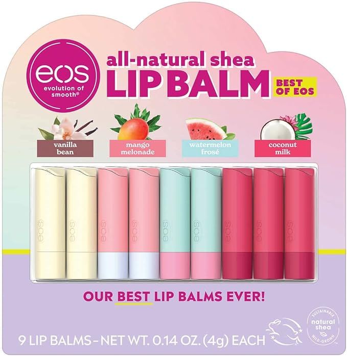 eos Best of eos Lip Balm, 9 Sticks | Amazon (US)