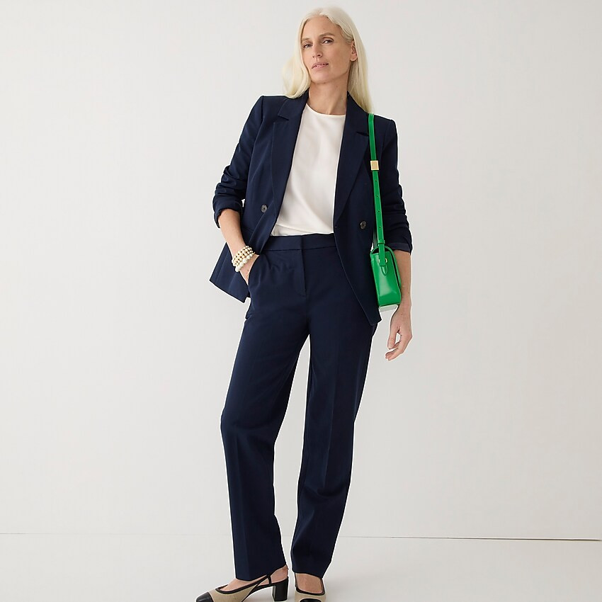 Kate straight-leg pant in bi-stretch cotton | J. Crew US
