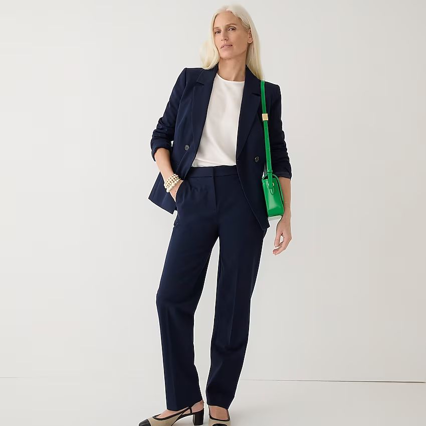 Kate straight-leg pant in bi-stretch cotton | J.Crew US