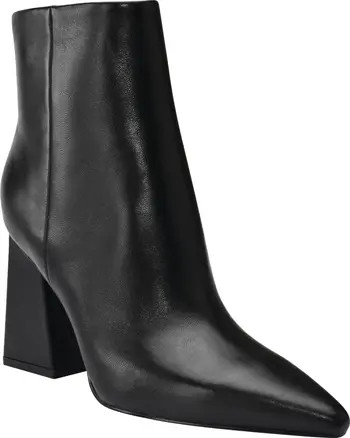 Marc Fisher LTD Kulika Leather Pointed Toe Bootie | Nordstrom | Nordstrom