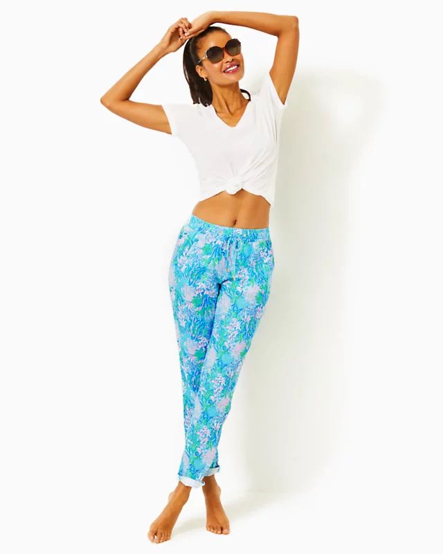 31" Taron Mid-Rise Linen Pant | Lilly Pulitzer | Lilly Pulitzer