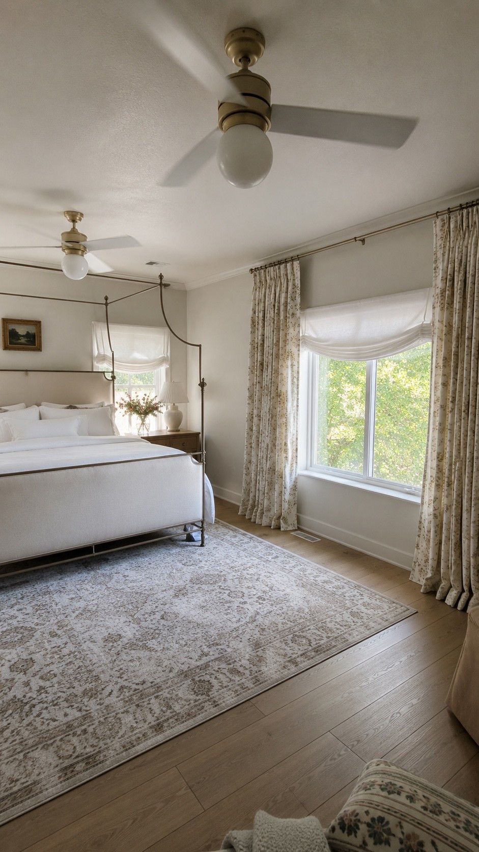 Floral curtains, classic bedroom, neutral bedroom.

#LTKHome #LTKSaleAlert #LTKSeasonal