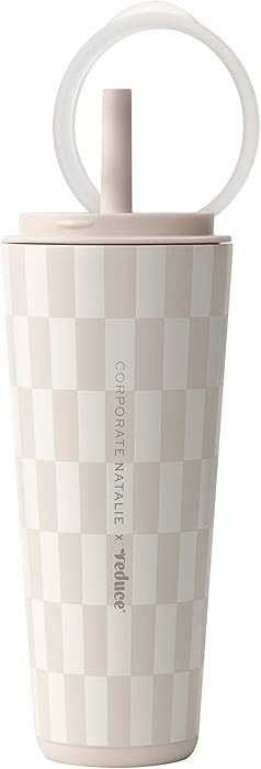 REDUCE Halo 32 oz Stainless Steel Vacuum Insulated Tumbler - Spill Proof Travel Mug with Flip Han... | Amazon (US)