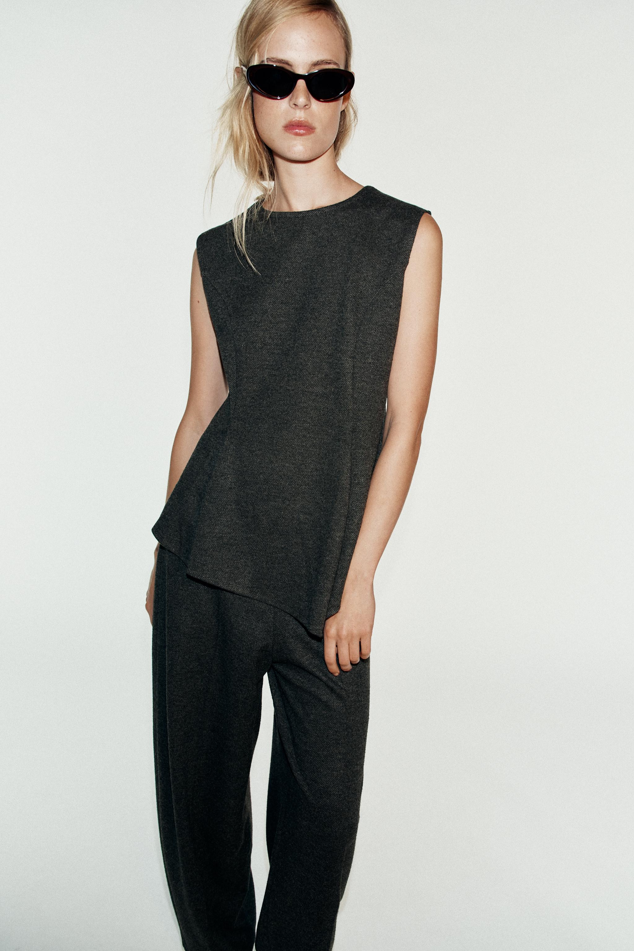 SOFT CARROT TROUSERS | Zara UK