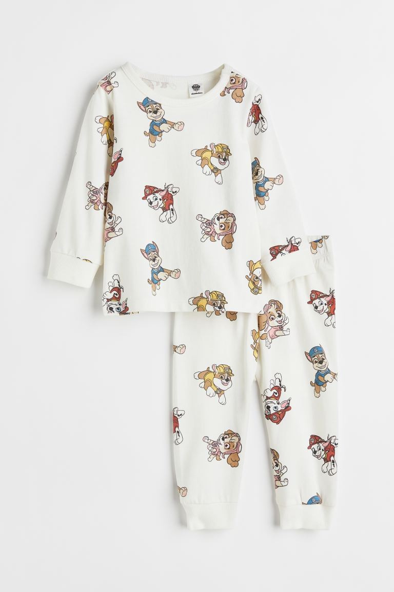 Printed Cotton Pajamas | H&M (US + CA)