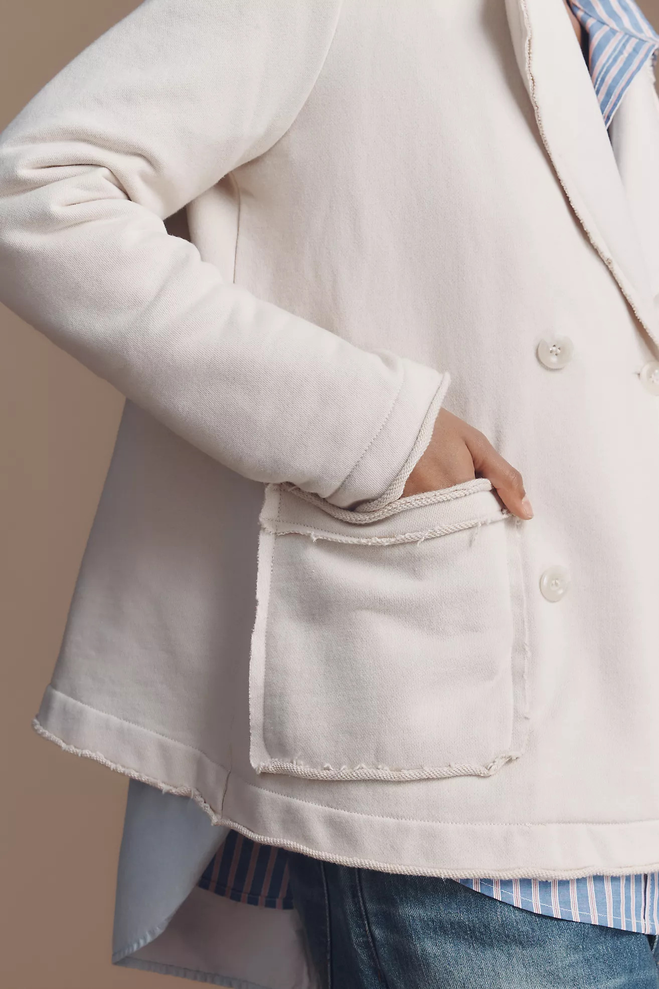 Pilcro Knit Peacoat | Anthropologie (US)