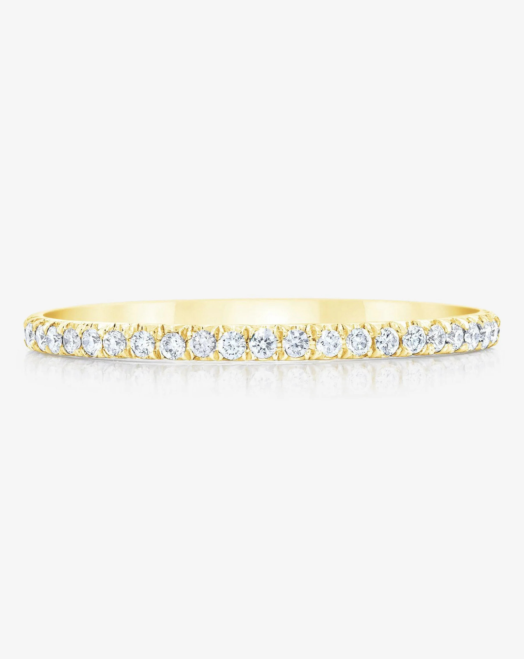 Micro Pavé Eternity Band | 14K Gold | Ring Concierge