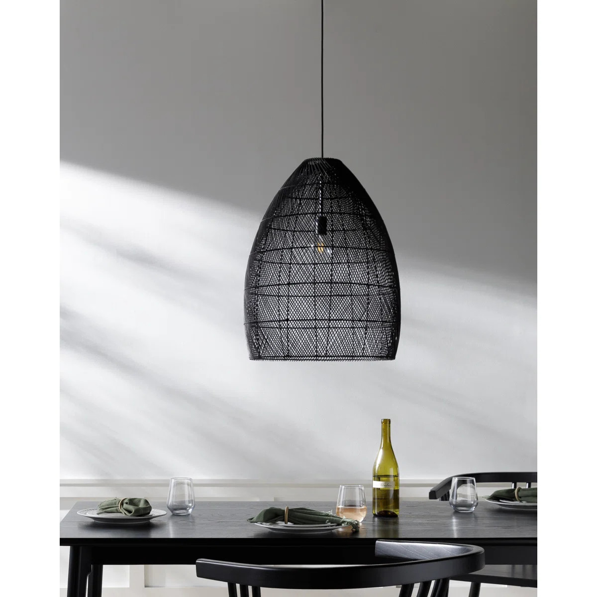 Fredonyer 1 - Light Black Pendant | Wayfair North America