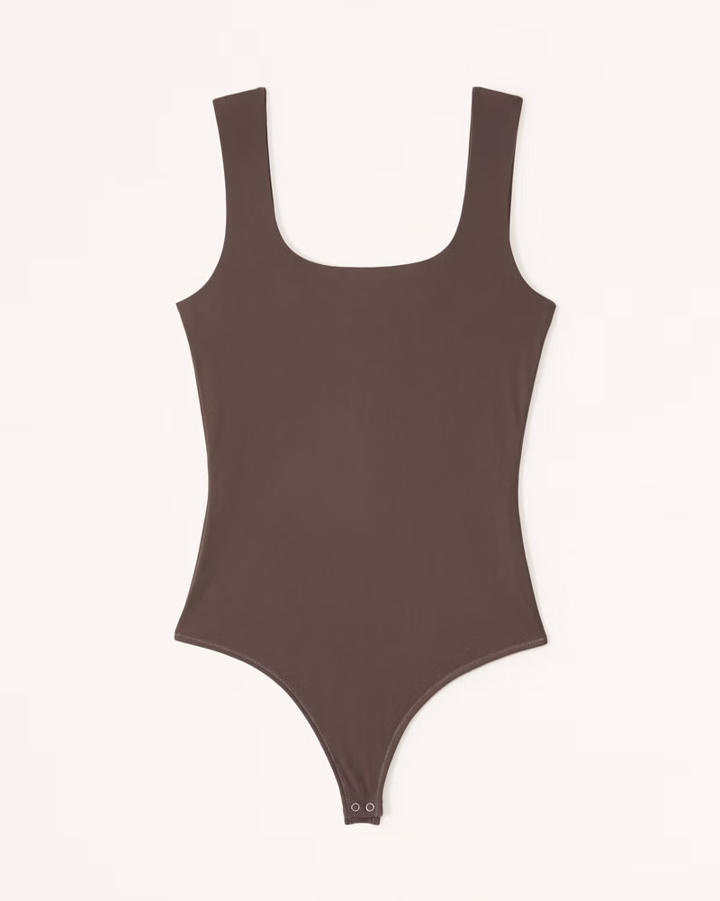 Soft Matte Seamless Squareneck Bodysuit | Abercrombie & Fitch (US)