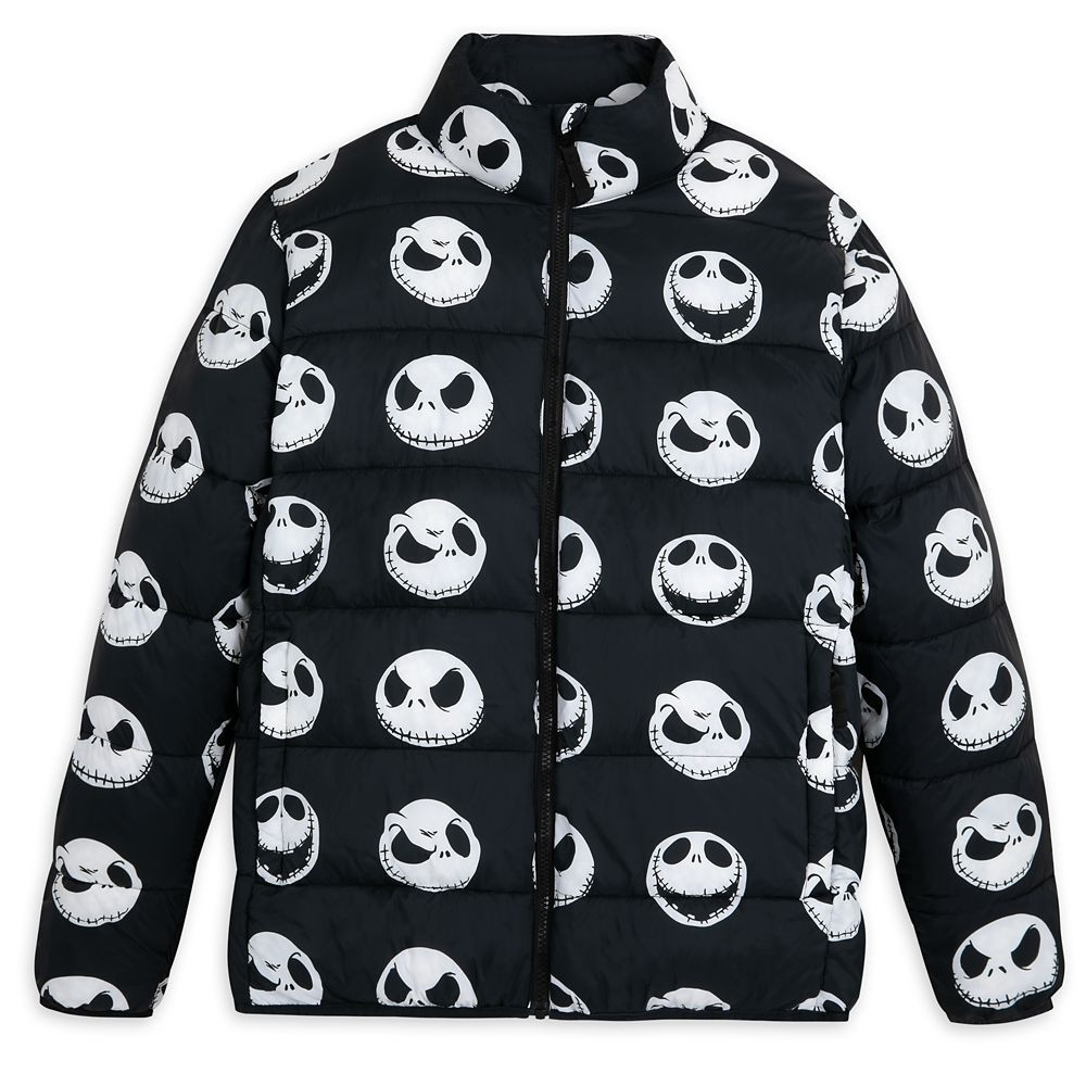 Jack Skellington Puffer Jacket for Adults – The Nightmare Before Christmas | Disney Store