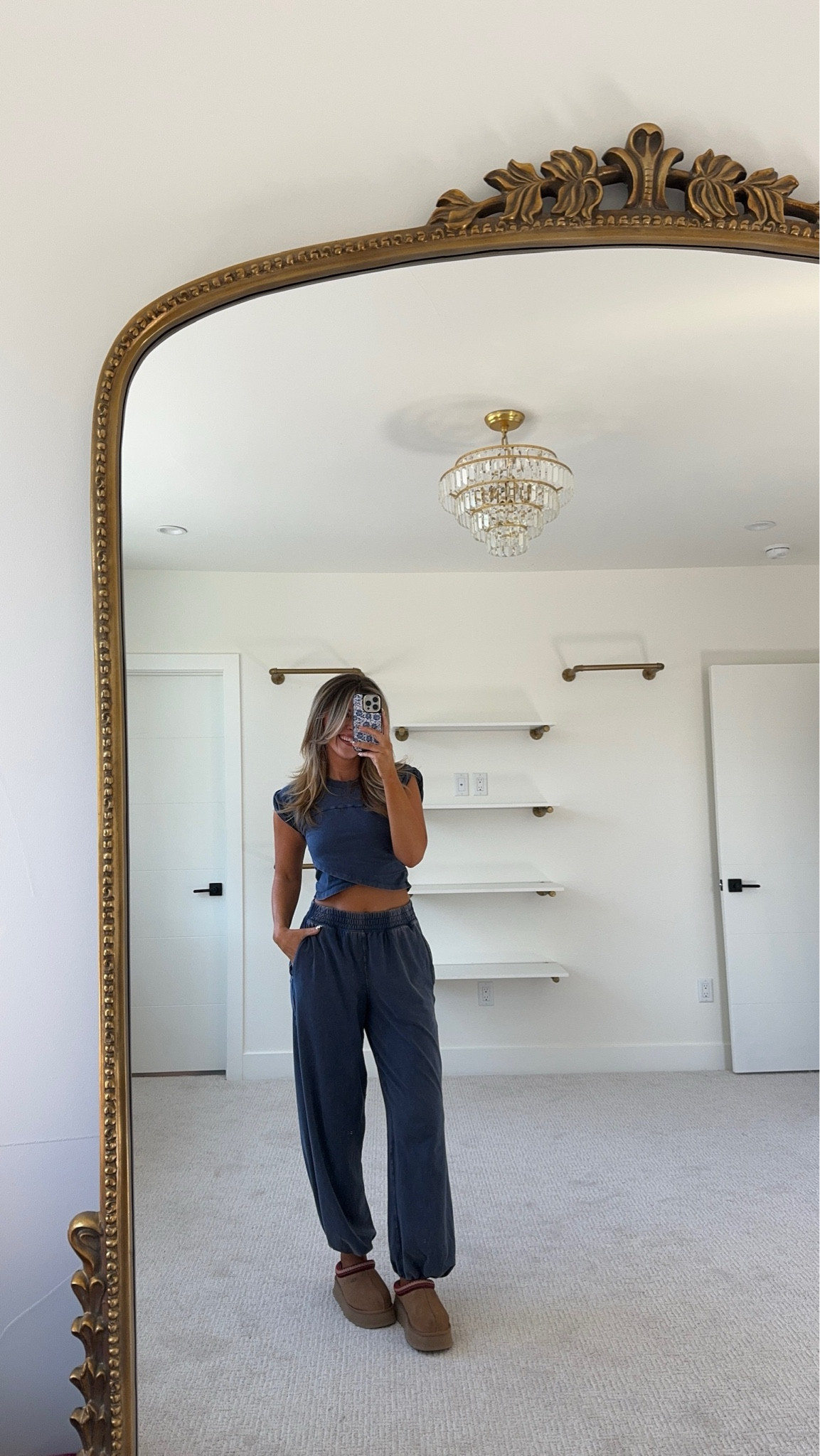 Content room organization closet shelves closet hanging rods gold chandelier home decor

Wearing my usual small/2

#LTKStyleTip #LTKHome #LTKSeasonal