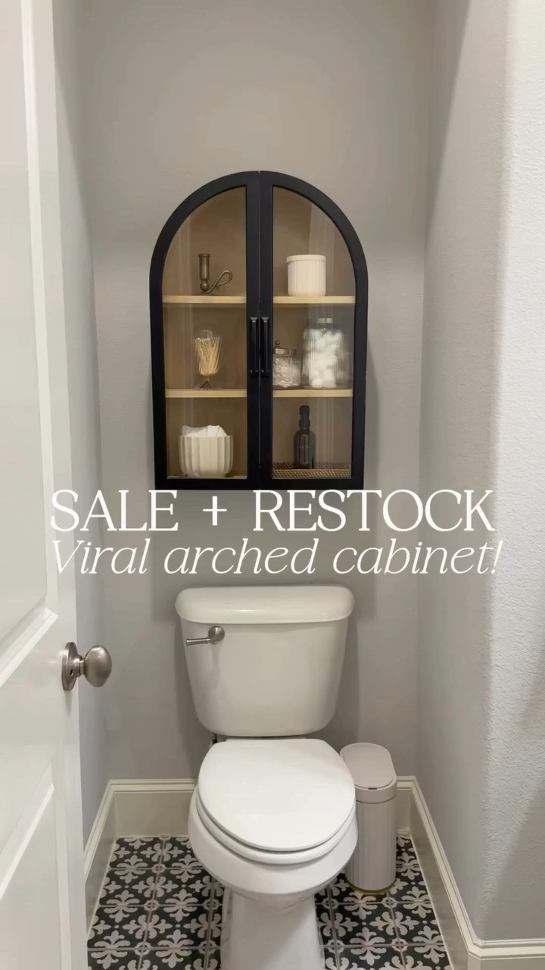 The Anthropologie look for less is finally back in stock AND on sale! 🤍

I swapped the original black handles for vintage gold, and it completely elevated the look! Why spend $700+ at Anthro when this is less than half the price! 😍

fern wall cabinet, anthropologie look for less, arched cabinet, wall storage cabinet, amazon home finds, designer home decor, home organization, arched wall cabinet, bathroom cabinet, bathroom storage, bathroom organization

#LTKHome #LTKdayinmylife #LTKSaleAlert