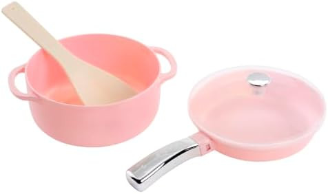 Little Tikes Sweet Spaces Pots & Pans Set, Pink, Play Kitchen Cookware, Boys and Girls Ages 3+ Ye... | Amazon (US)