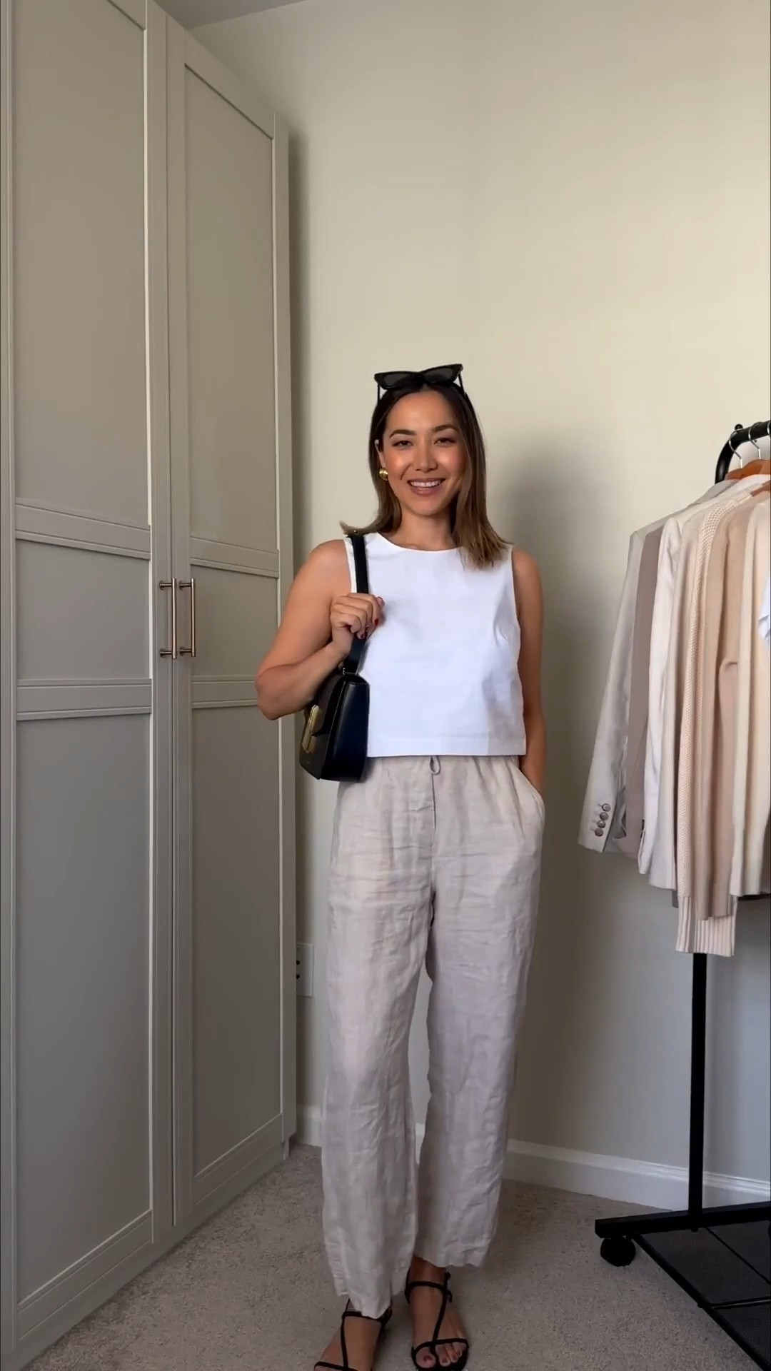 Styling a crop poplin top for spring/summer 

BR poplin top — old, linked to a similar style from GAP as the exact 

#LTKootd