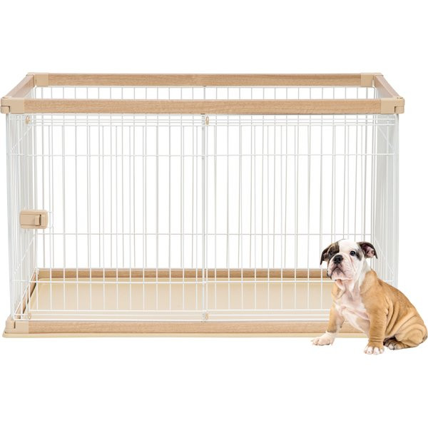IRIS USA Open Wire Dog Pen, Medium - Chewy.com | Chewy.com